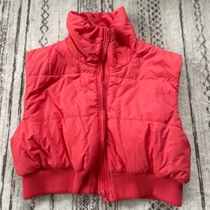 Cropped Puffer Vest